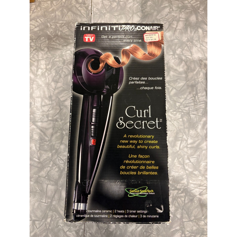 Infiniti Pro by Conair Curl Secret Hair Curler, Tourmaline Ceramics Purple
